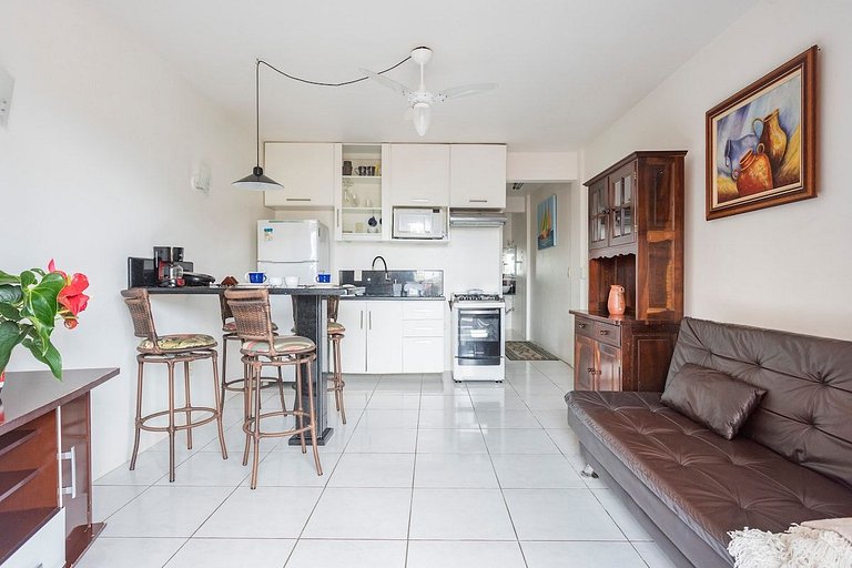Até 4p, 1quarto, 2min Praia -Passarela Ribeiro,1vg