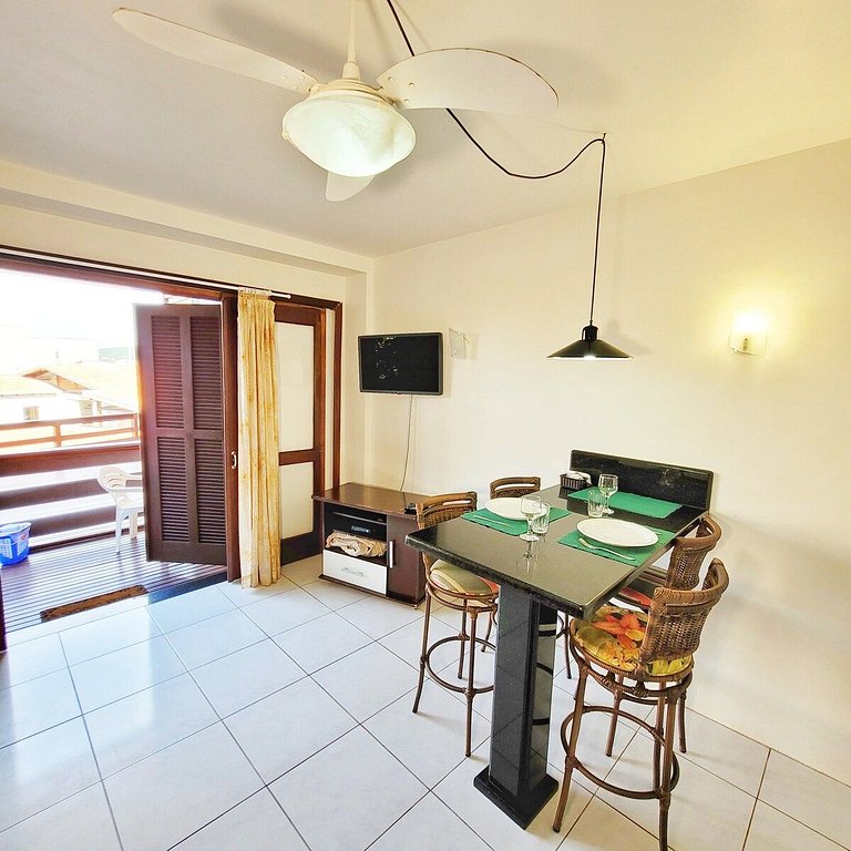 Até 4p, 1quarto, 2min Praia -Passarela Ribeiro,1vg