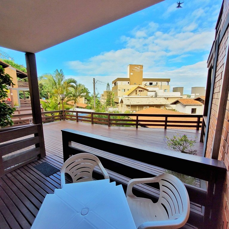Studio até 4pessoas, 2min Praia Bombinhas Centro