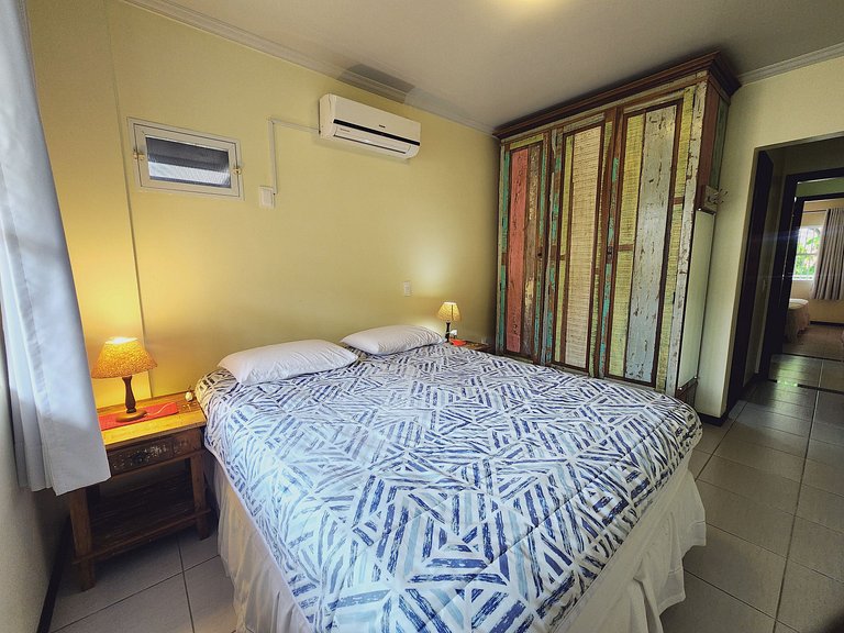 Lindo, confortável p 5 pessoas, 300m Praia