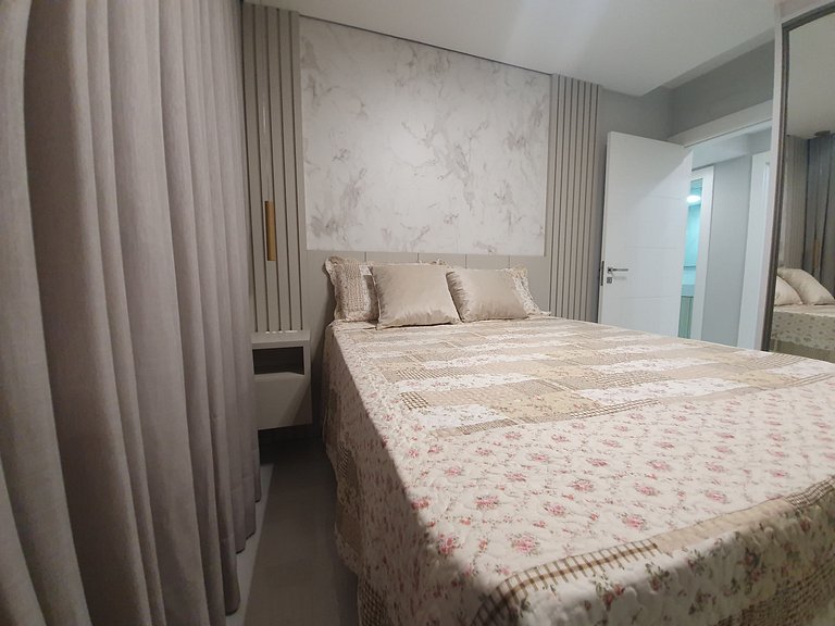 Lindo Apto, Vista Mar Bombinhas, 3quartos, ate 8p