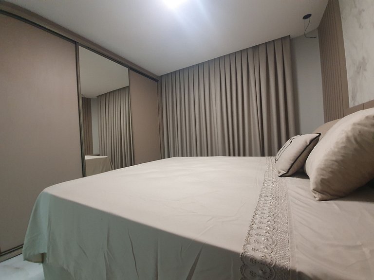 Lindo Apto, Vista Mar Bombinhas, 3quartos, ate 8p