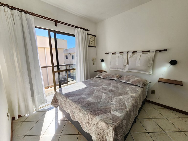30 m praia Bombinhas, 2quartos, 2 WC, 1 vaga