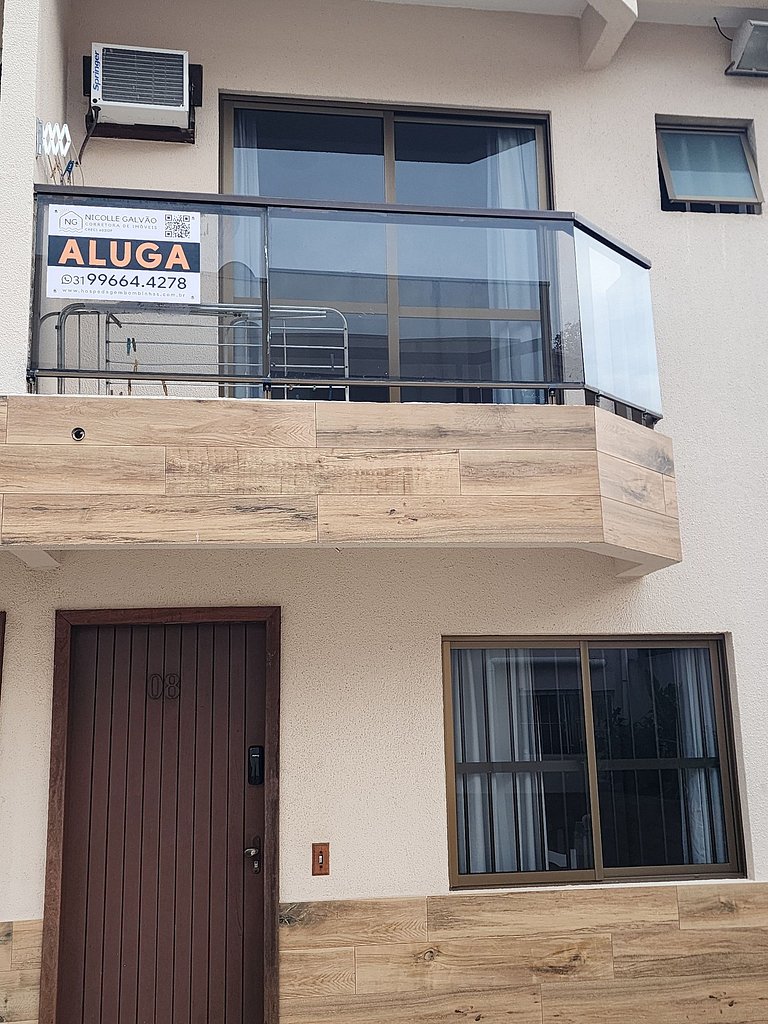 30 m praia Bombinhas, 2quartos, 2 WC, 1 vaga