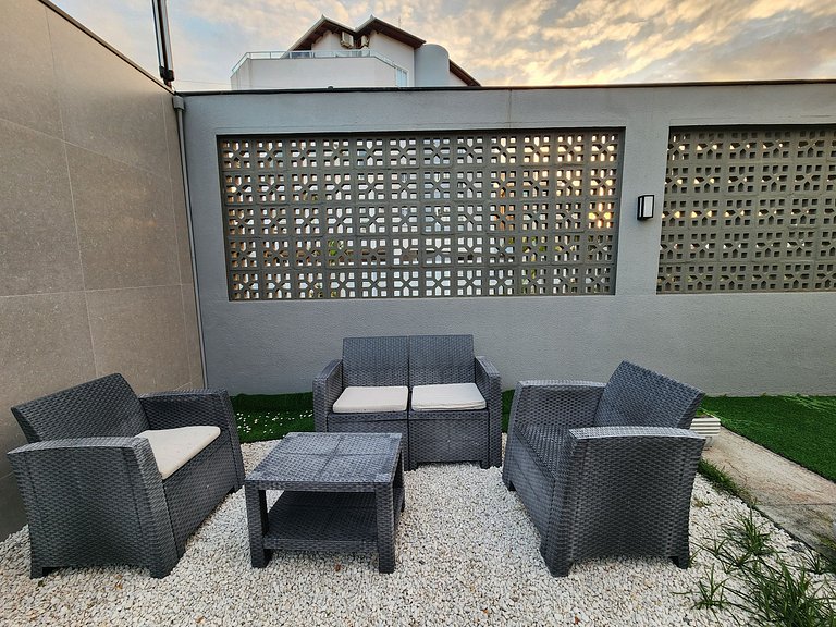 Triplex piscina e jacuzzi, 100m Praia, 3 vagas