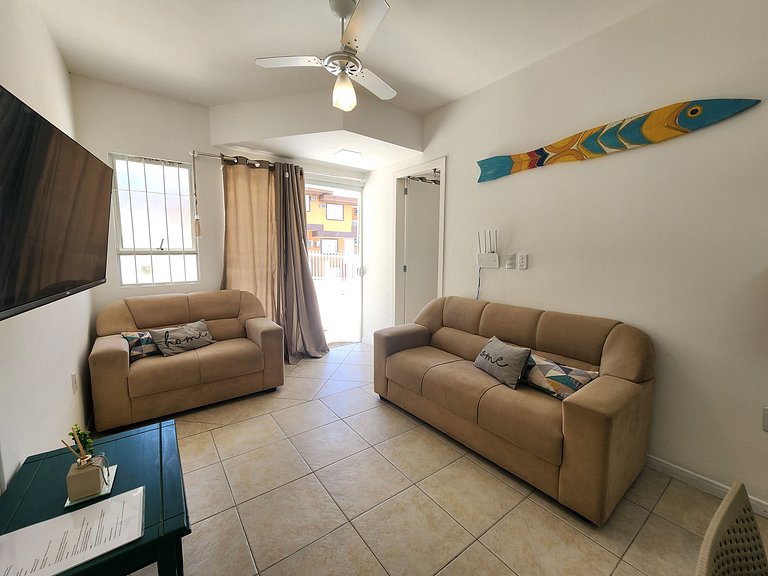 Triplex Vista Praia 4 Ilhas, 6p, Hidromassagem
