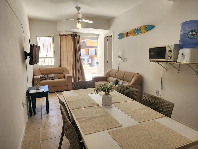 Triplex Vista Praia 4 Ilhas, 6p, Hidromassagem