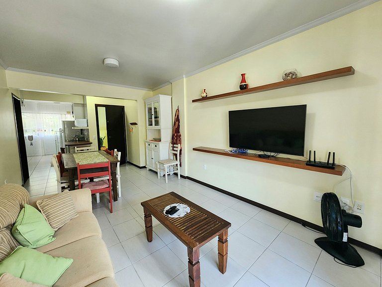 Lindo, confortável p 5 pessoas, 300m Praia